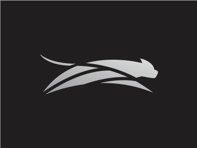 A Panther Jumps Logo Concept