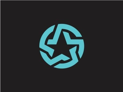 Circular Star Logo Icon Design