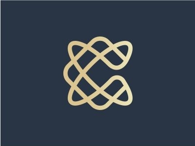 Luxurious Monoline Letter C Initial Logo Design