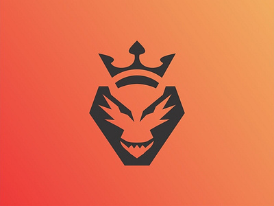 Dragon King Logo Icon Vector