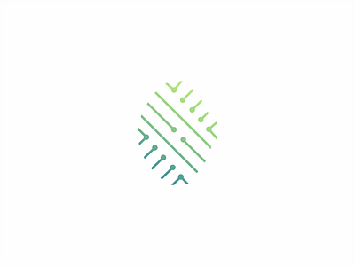 Digital Leaf bio creative design digital ecological graphic green growth icon idea leaf leaves logo mark natural natural science plant symbol technology tree