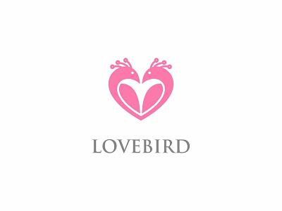 Love Bird adore animal beauty bird care character couple elegance face family fowl graphic design head icon idea logo love marriage mascot relationship