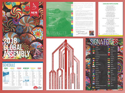 Global Assembly Programme 2018 adobe xd africa conference event global illustrator indesign international style layout print red