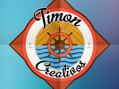 Poster Timon Creativos anchor art direction marine poster proud sailors