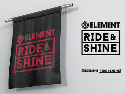 Element Ride & Shine logo concept