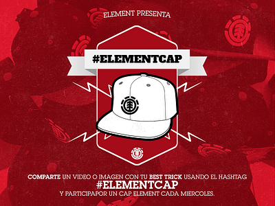 Element Cap design element logo