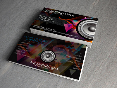 Business card art direction design illistrator photoshop