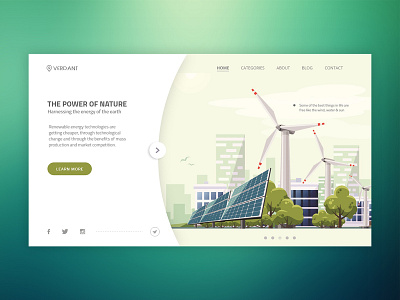 Verdant graphic design interaction design ui ux web design web development webpage website