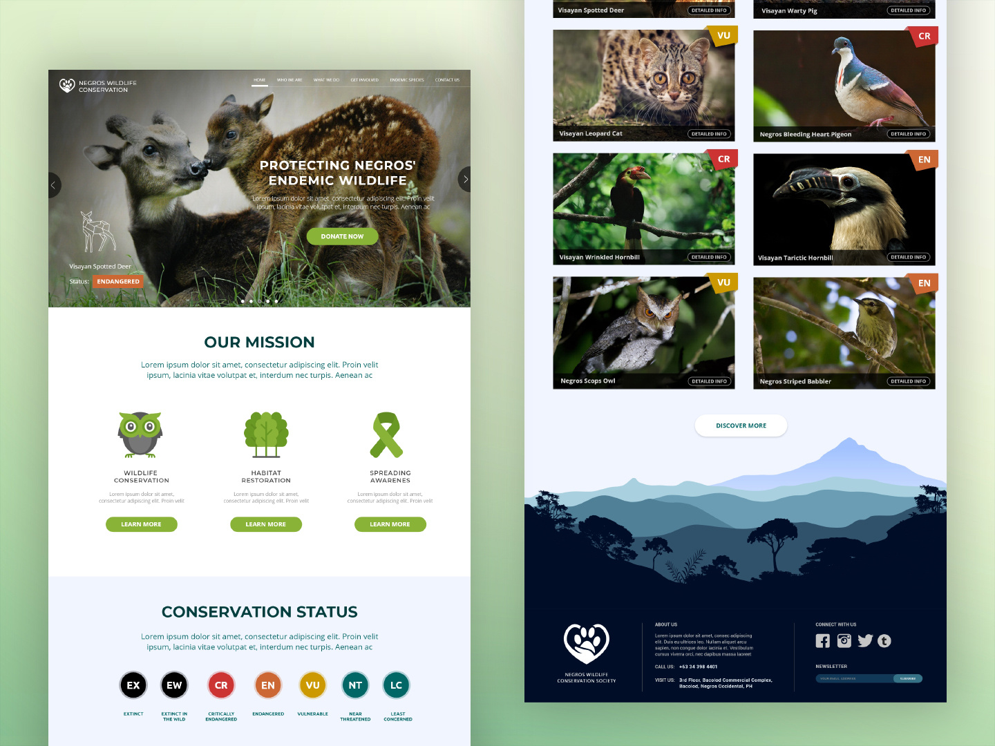 Negros Wildlife Conservation By Lowel Otilano On Dribbble