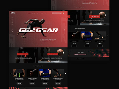 GezGear adobe xd adobexd apparel clothing ui user experience ux web design web development webpage website