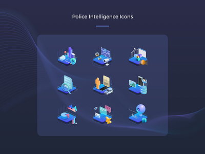 Police Intelligence Icons