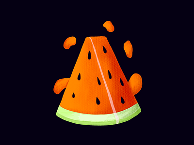 Illustration digital illustration watermelons