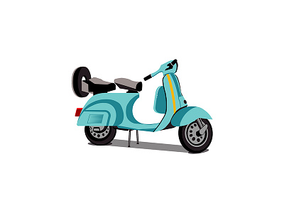 Scooter illustration scooter vector