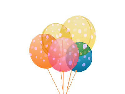 Balloons balloons colorful colors illustration illustrator vector