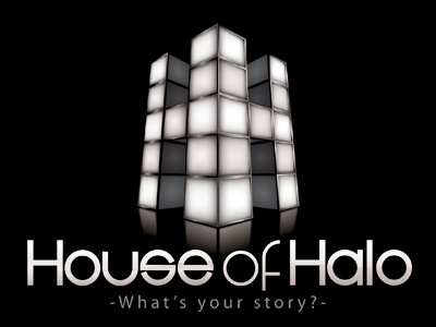 House Of Halo Logo Design advertising design film halo house logo music of recordings sound television visual