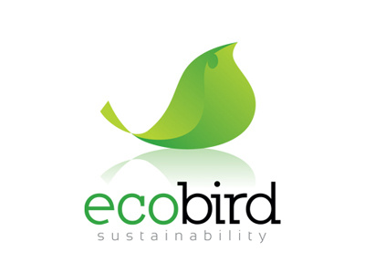 Eco Bird (Leaf) Logo balans bird business company development duurzaamheid eco evenwicht green ijkpunt inkomsten leaf logo maatschappelijk milieu nature ondernemen people planet profit solution sustainability template verantwoord winst