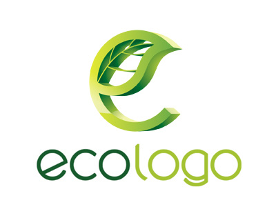 'Eco' Logo Design 3d design development duurzaamheid e green leaf logo nature people planet profit sustainability template