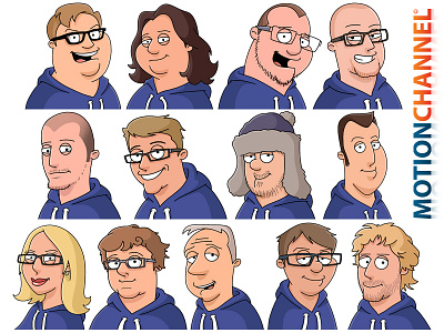 Family Guy Custom Avatar Creation artwork avatar commission company family guy illustration photoshop sketchbook pro team