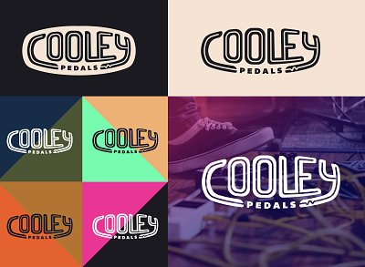 COOLEY PEDALS | Brand Identity branding design graphic design logo type vector