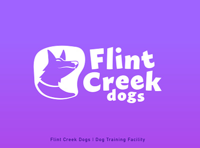 FLINT CREEK DOGS | Brand Identity branding canine design dog graphic design logo typography vector