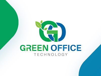 Green Office Logo green natural office technology