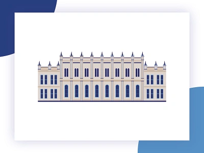 Çırağan Palace / İstanbul city design heritage icon istanbul i̇llustration landmarks line place streetcar vector