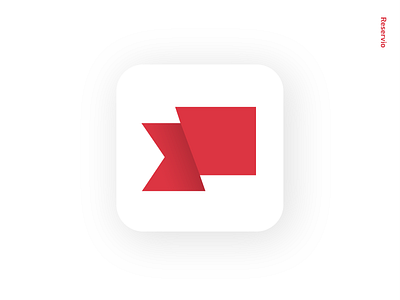 Reservio Business App Logo abstract app app icon app logo booking software logo minimalist mobile mobile app modern rebranding reservio