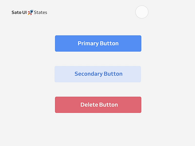 Sato UI 🎨Button States Test active state appointment booking app button button states design system hover state reservio sato ui styleguide ui ui buttons ui colors ui design ui elements ui kit ui style guide