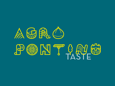 LaType Font in use. branding culture font food history icon italy lazio type