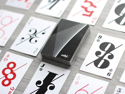 Playing Cards cards packaging typography