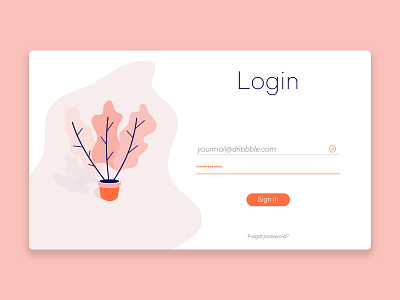 Sign In illustration login sign in sign up ui ux