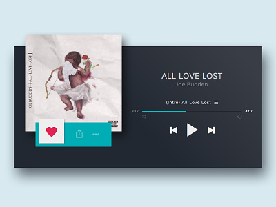 Daily UI - Day 9: Music Player 009 challenge daily dailyui music music player player ui