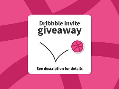 Dribbble Invite contest dribbble giveaway invite