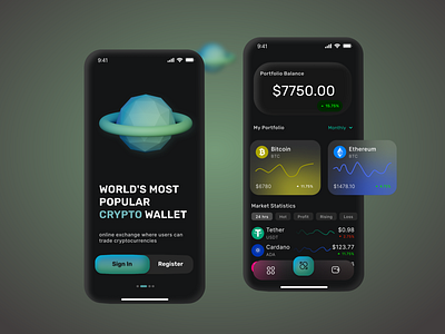 Crypto wallet app