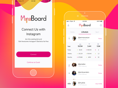 Hypeboard Mobile App