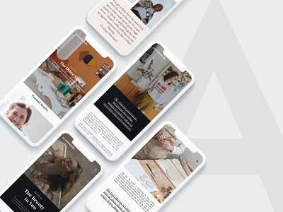 Almanaque | Mobile Version art direction brand colour design digital fashion graphic design mobile ui ux visual website