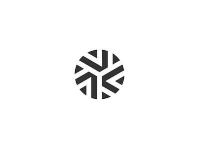 Snowball — Logo mark ball branding circle connection crossroad flake hub ice icon illustration logo logomark mark minimalist snow snowball symbol vector