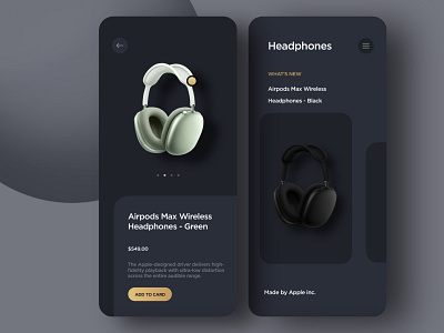 Headphones store app