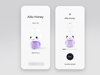 🧸 product page on app