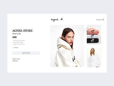 Clothing Store Web UI animation app brand cloth ecommerce fashion landing mockup online shopping shopping store style ui ux wear web web design website women fashion