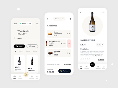 🚚 Delivery App app app design application best cart delivery menu mobile order product page products qclay trend ui ux wine