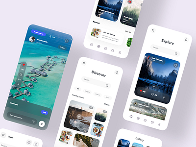 Traveller's Community App by Bogdan Falin for QClay on Dribbble