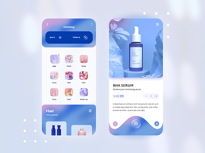 Beauty App Design