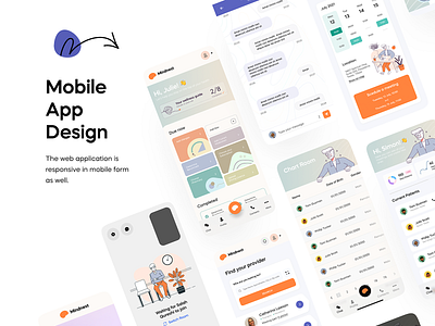 Mindnest Dashboard admin app design application best dash dashboard landing landing page panel psychologist psychology psychotherapy qclay statistic to do trend trendy web design web trend web ui