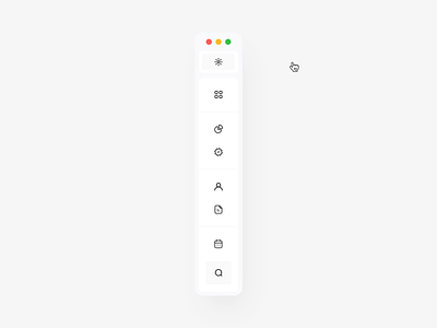 Sidebar Navigation - Light version admin animation clean dashboard dashboard ui drop down input marketplace menu minimal nav nav bar navigation panel project sidebar spoiler tab uiux webdesign