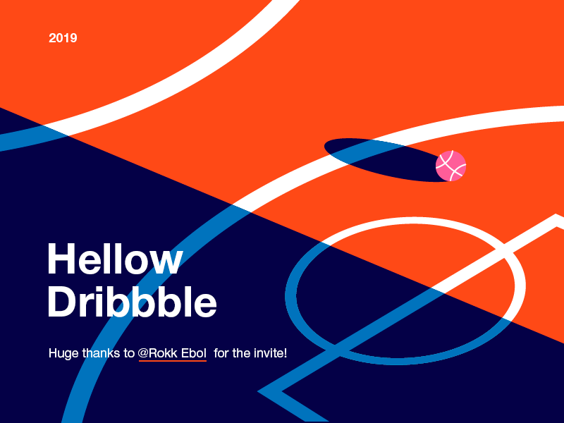 Hellow Dribbble by Bogdan Matviiv on Dribbble