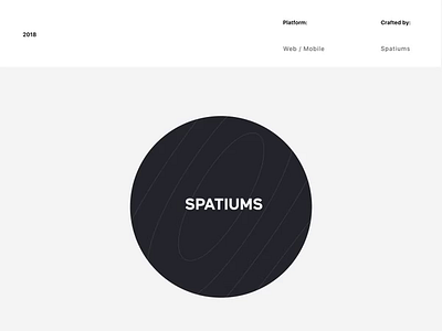 Spatiums. Digital product agency website agency animation flat interaction interface minimal ui userexperience ux webdesign website websitedesign