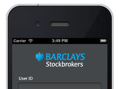 Mobile stocks and shares dealing app