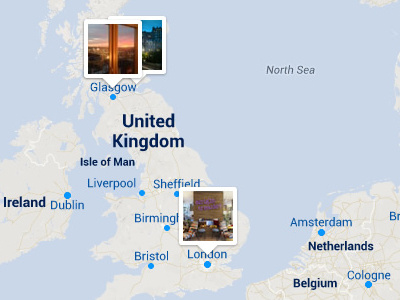 Booking.com Travel Map