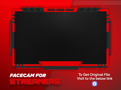 Twitch OBS Streaming overlay Face Cam Design background photo banner branding ecommerce slider esports face cam futuristic game illustration obs overlay slider streaming strem techno twitch twitch alerts twitch background twitch panel ui